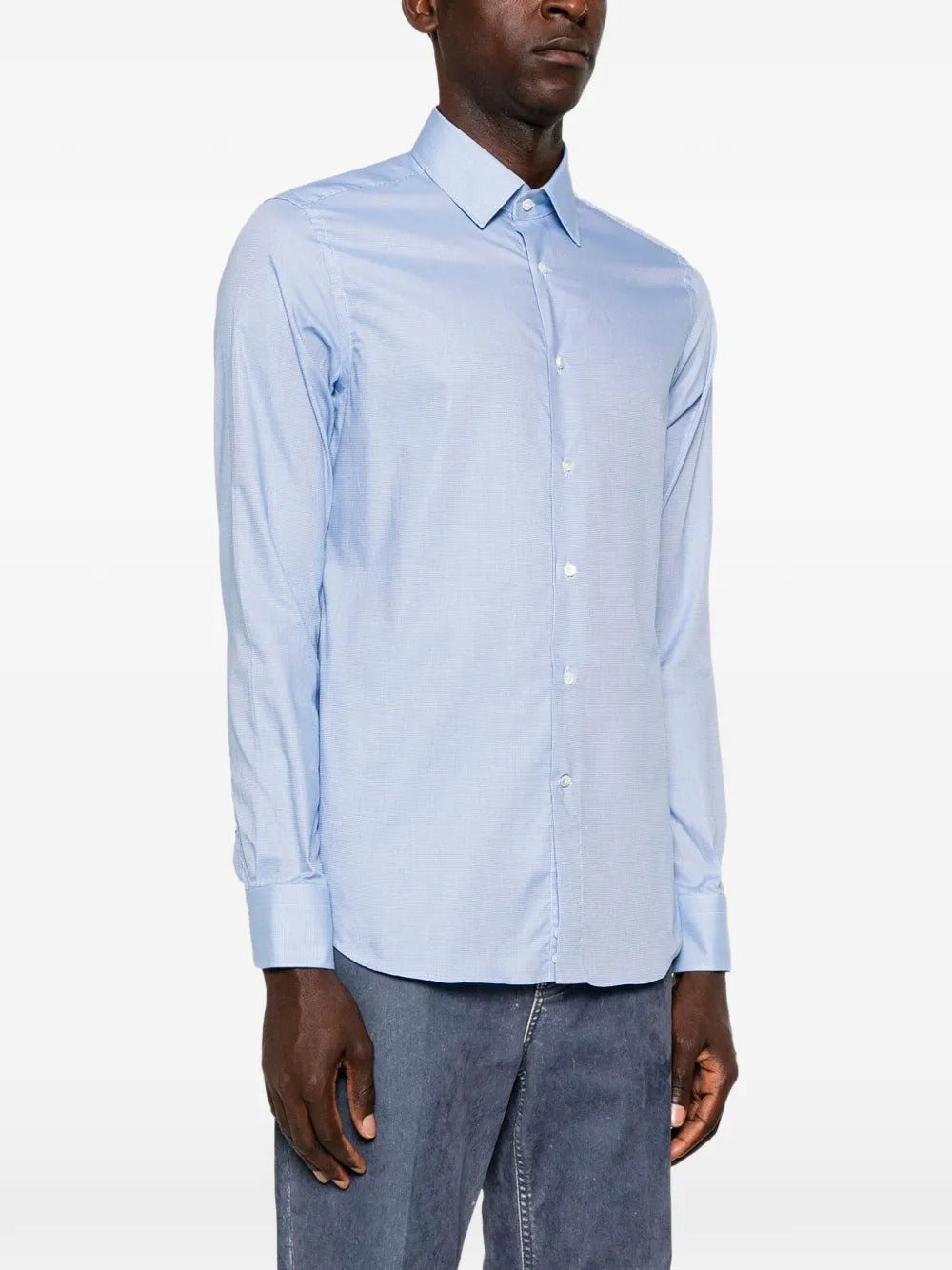Canali  checked shirt