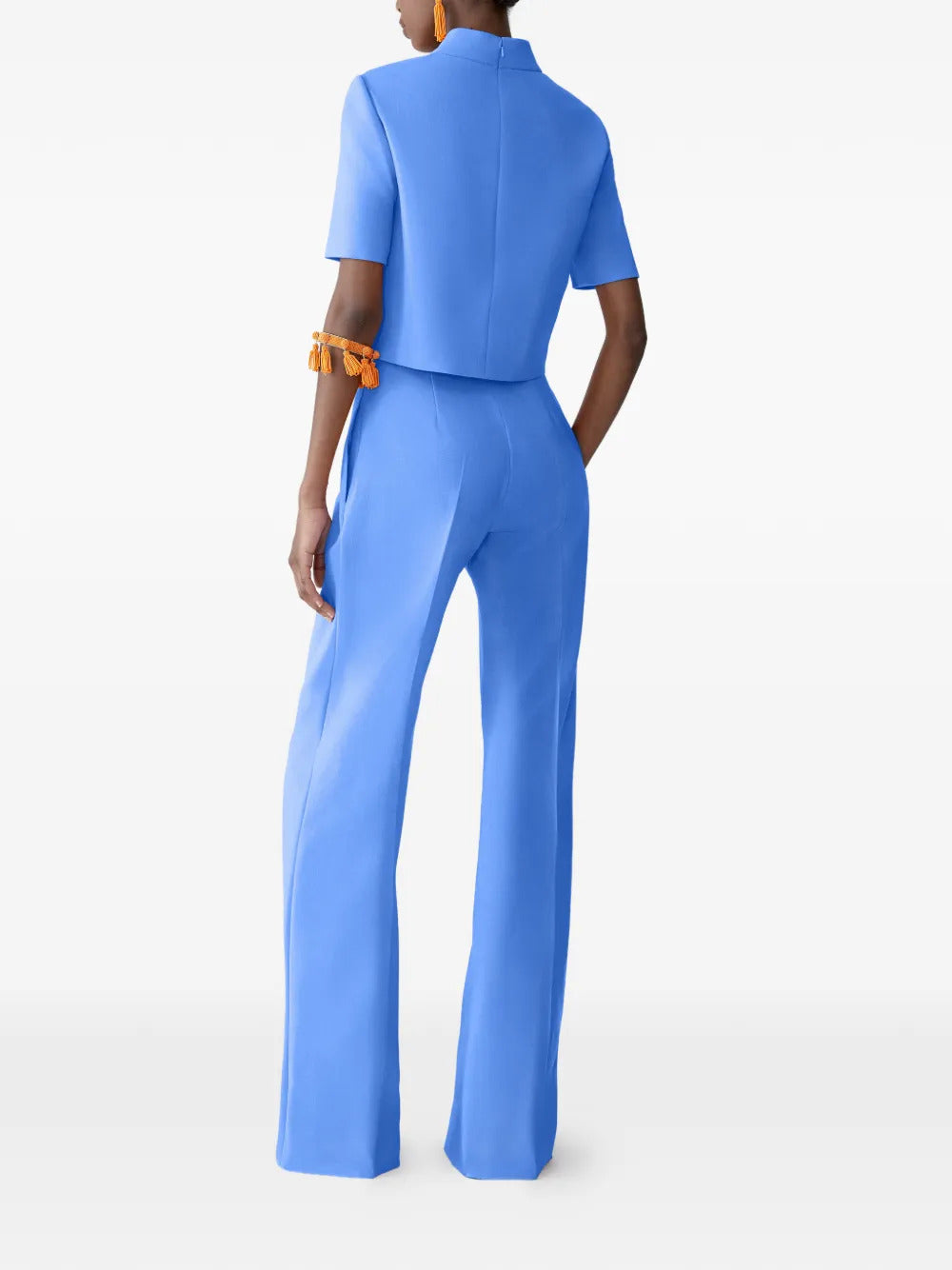 Carolina Herrera  short-sleeve mock neck top