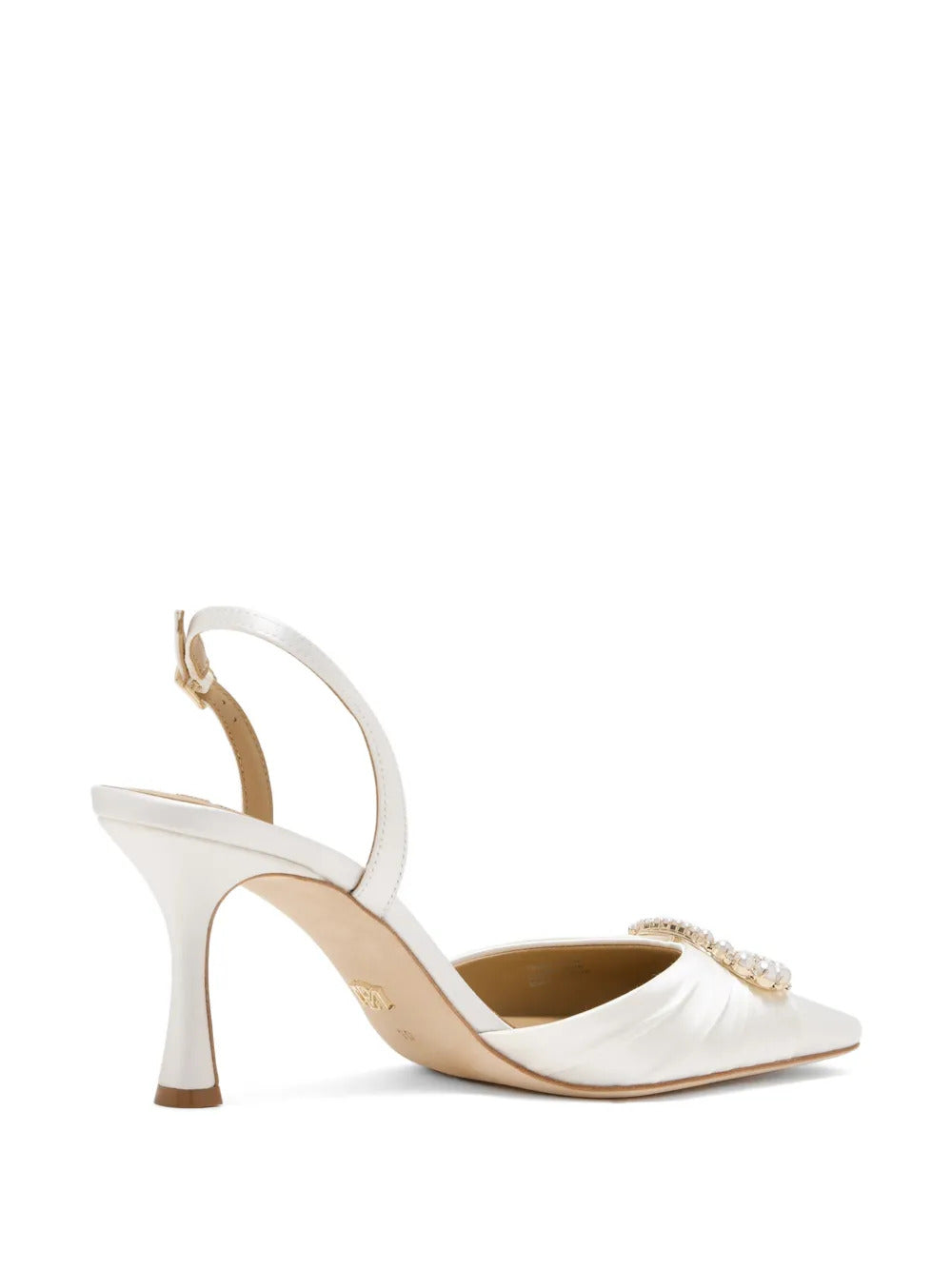 Badgley Mischka  Octaviah pearl-embellished pumps