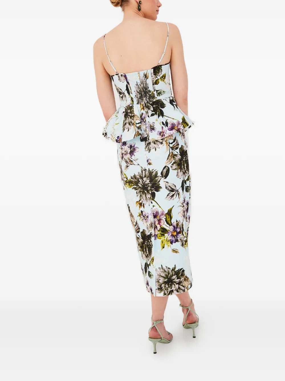 Cara Cara  Alba floral-print peplum top