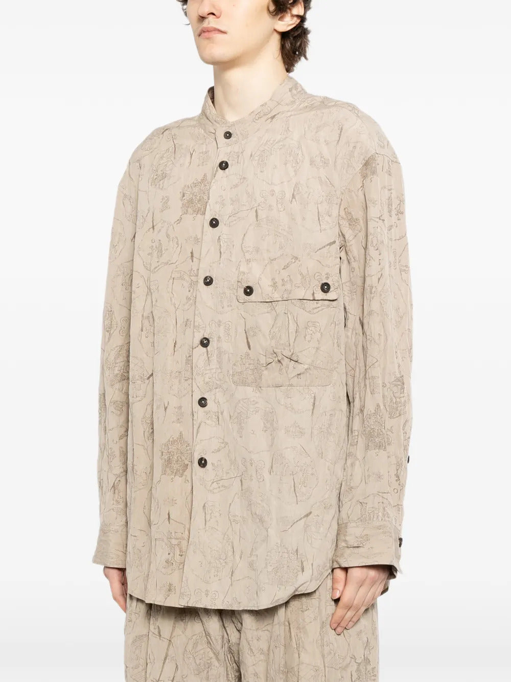 Ziggy Chen graphic-print shirt