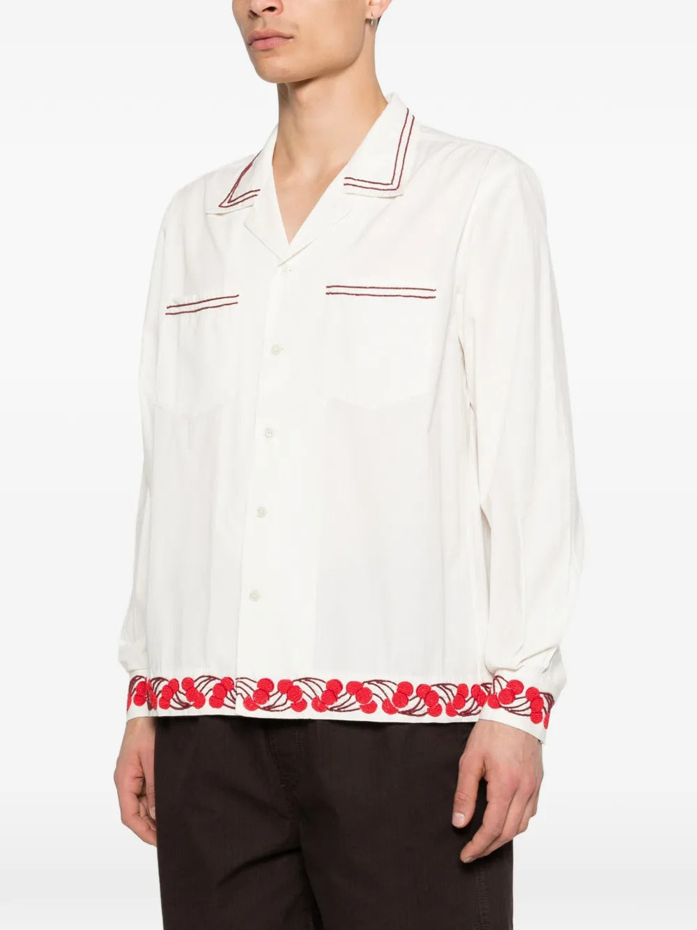BODE  Cherry Lane beaded shirt