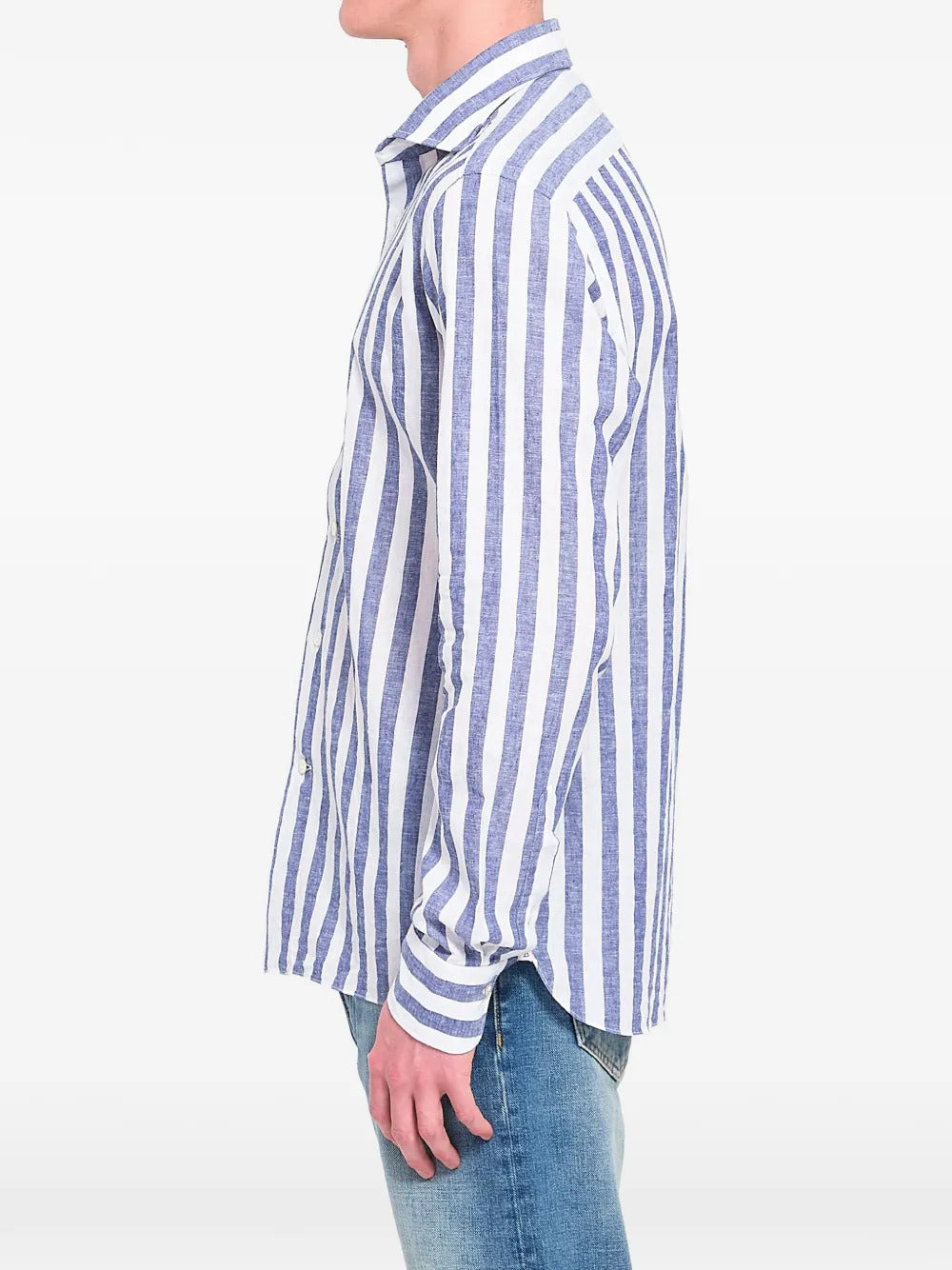 BORRIELLO NAPOLI striped button shirt - Image 3
