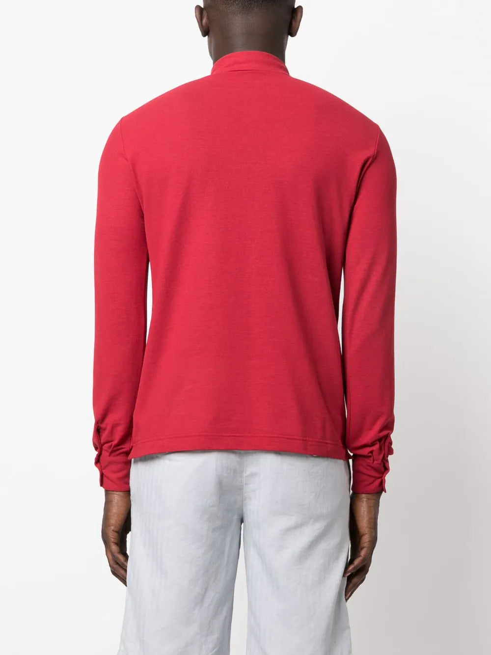 Zanone  long-sleeved cotton polo shirt
