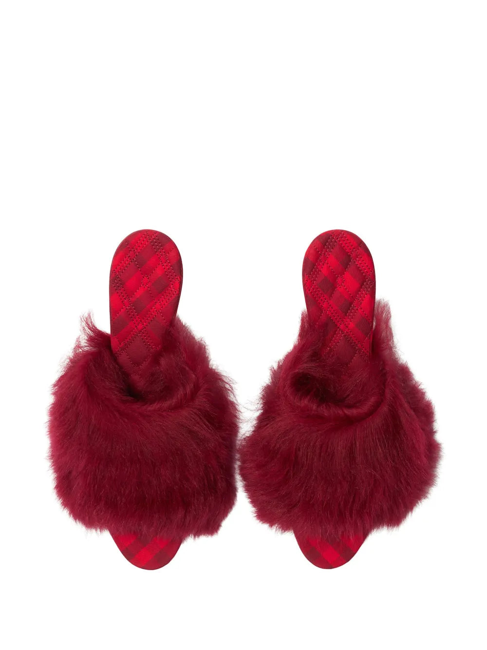 Burberry Jackie 65mm shearling sandals