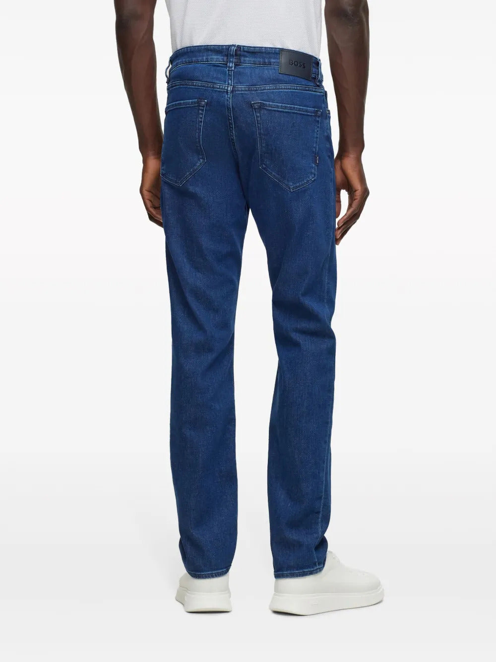 BOSS  mid-rise straight-leg jeans