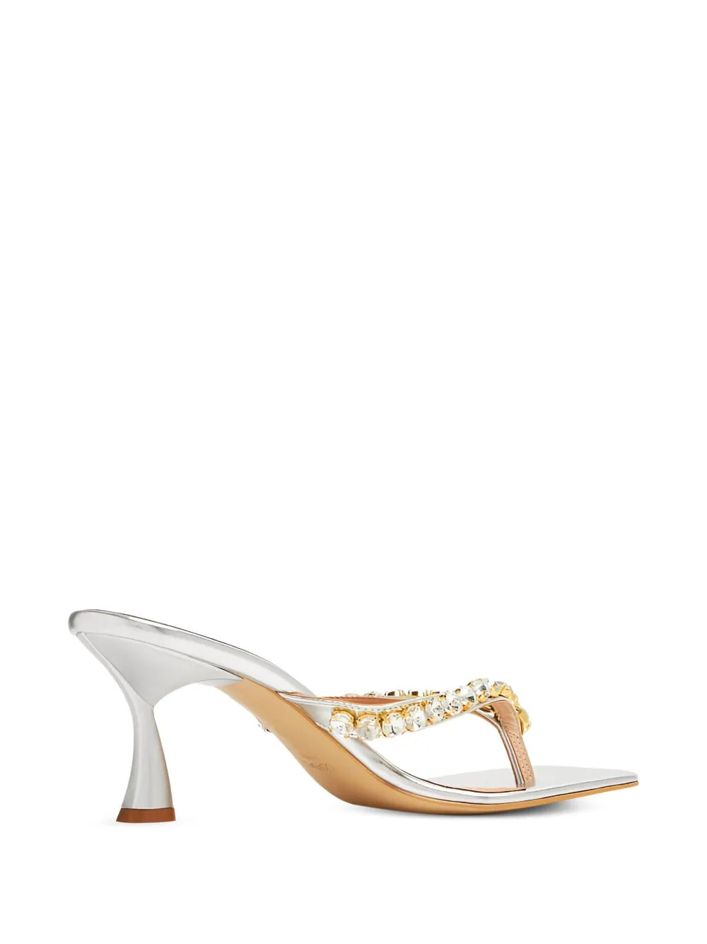 Vanina  70mm crystal-embellished square-toe sandals