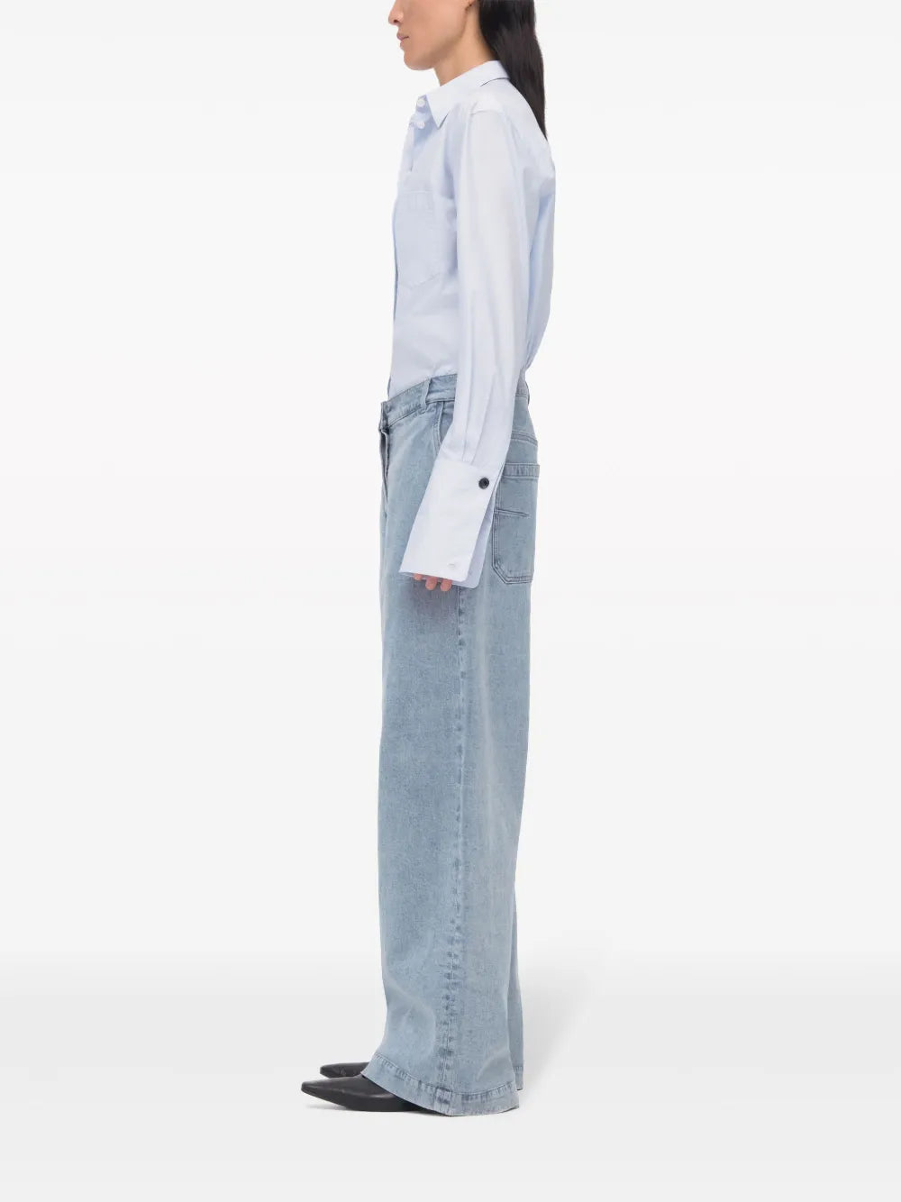 Another Tomorrow  wide-leg jeans