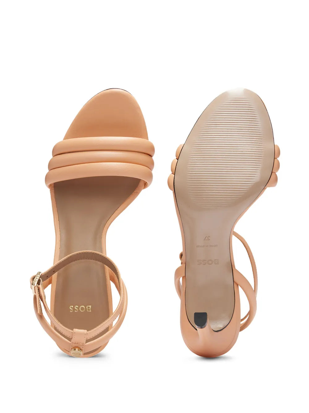 BOSS 70mm padded leather sandals