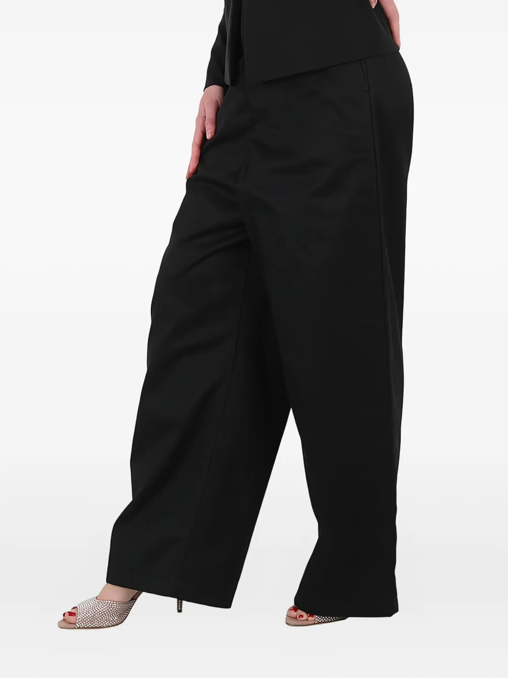 Balenciaga low-crotch wide-leg trousers