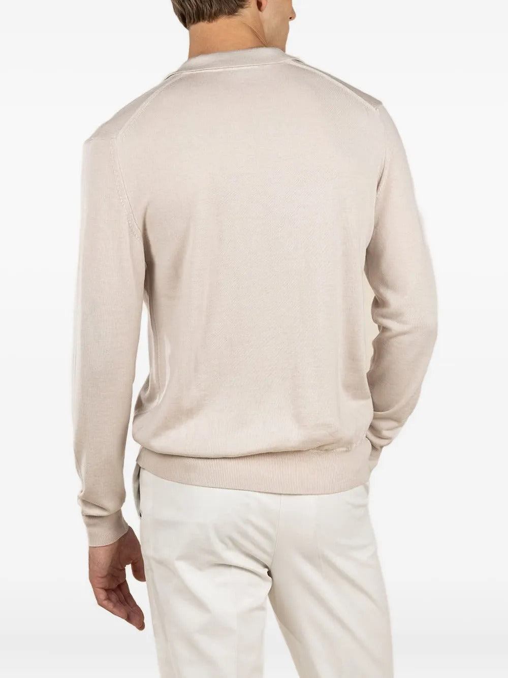 Aurélien  buttonless long-sleeve hoodie