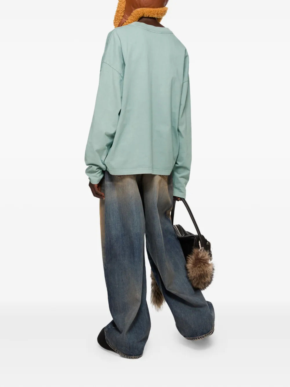 Acne Studios logo-printed long-sleeve T-shirt