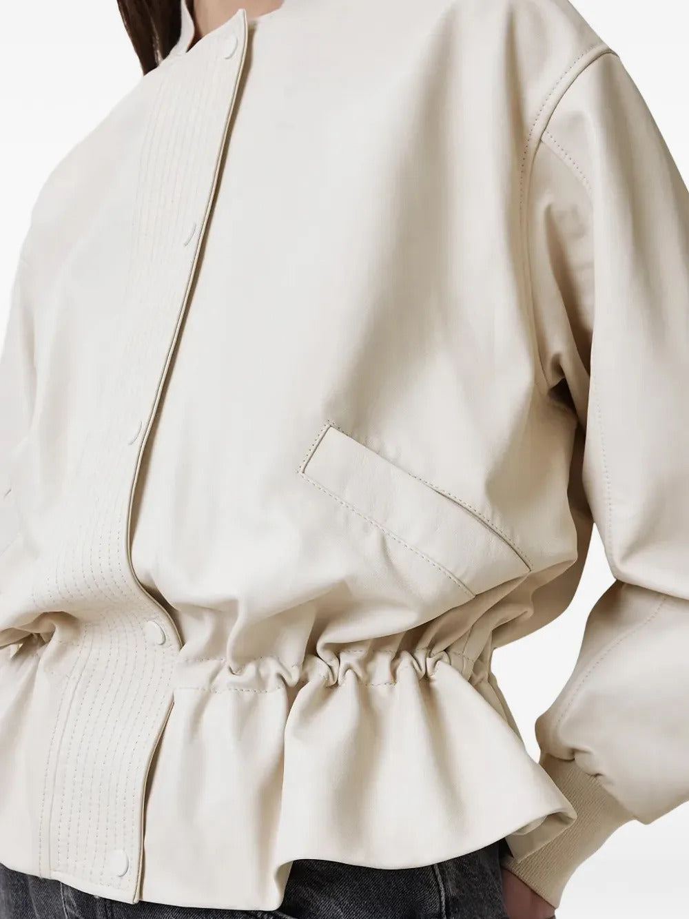AllSaints  Sofi drawstring long-sleeve jacket