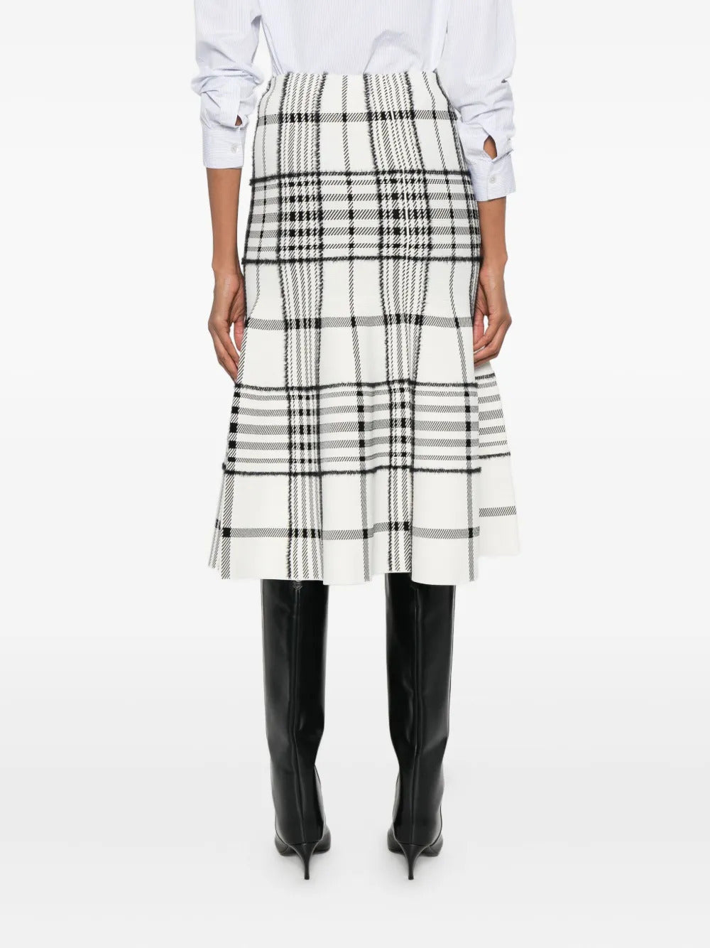 Brandon Maxwell Rory knit skirt