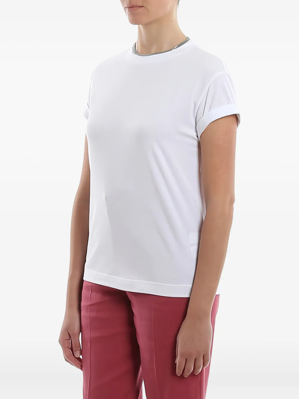 Brunello Cucinelli rolled-sleeve T-shirt