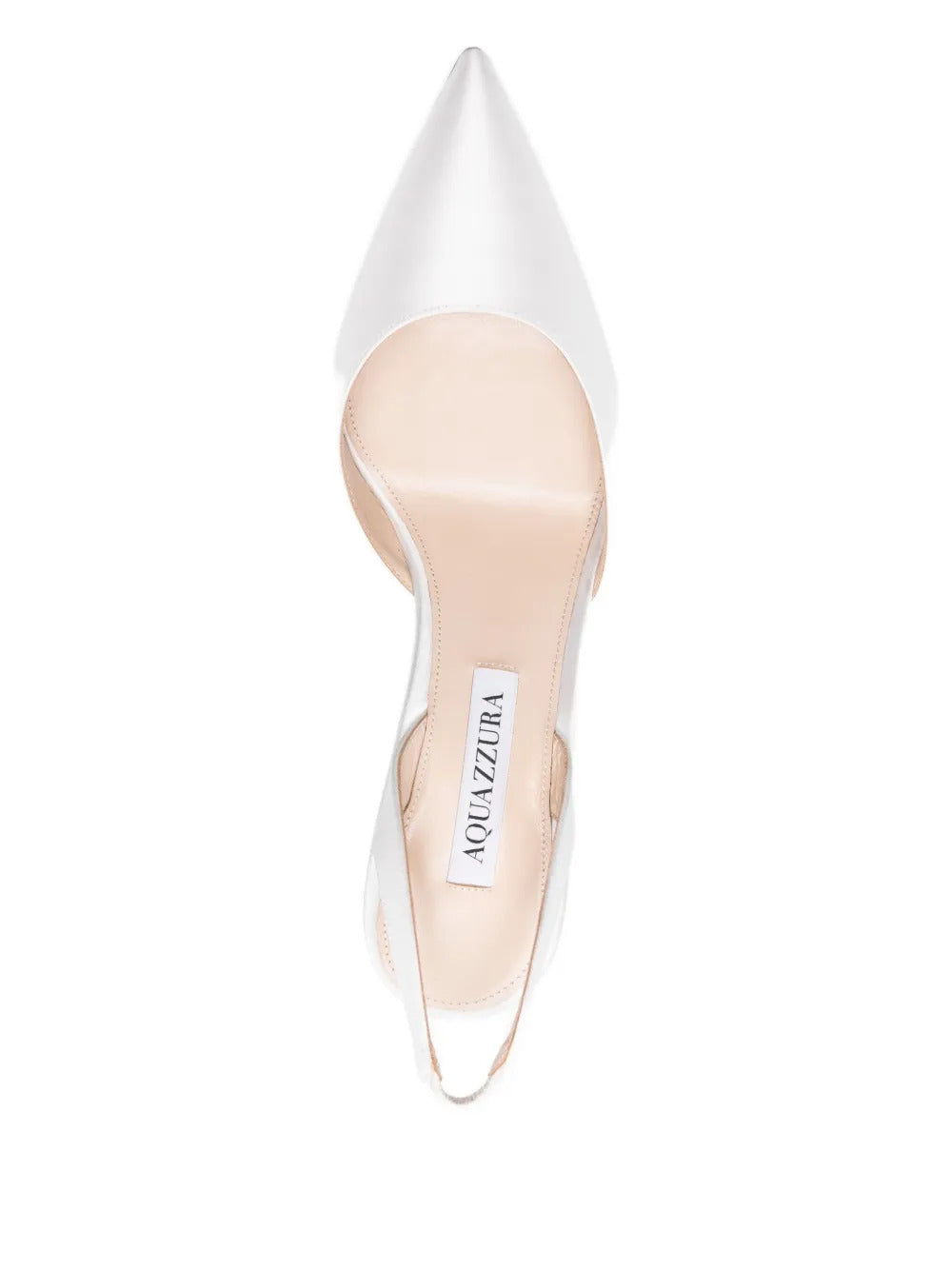 Aquazzura 85mm So Nude slingback pointed-toe pumps