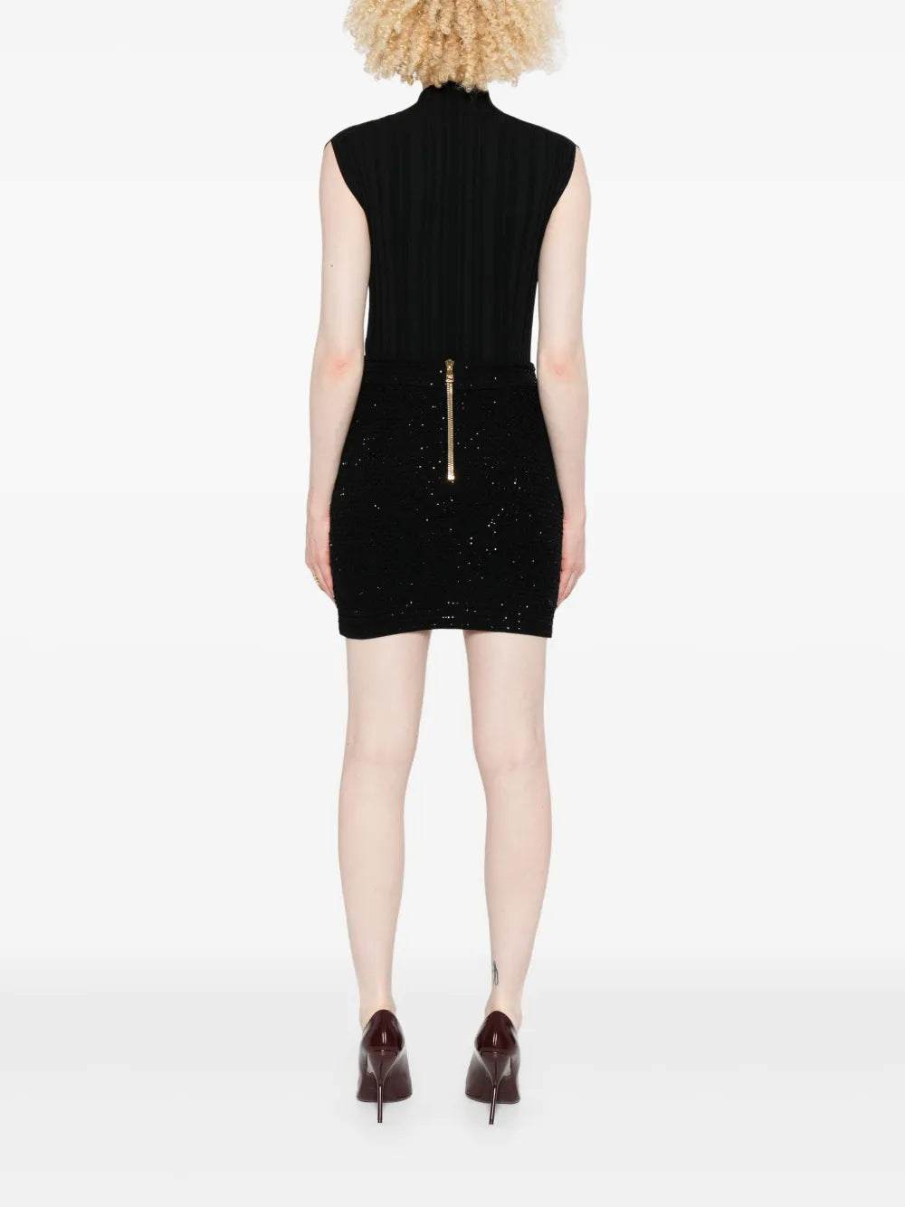 Balmain high-waisted skirt