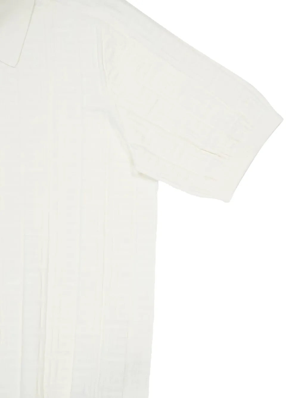 Balmain  textured knitted polo shirt