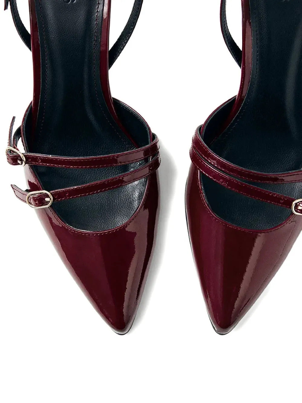 ALOHAS  75mm leather heeled pumps