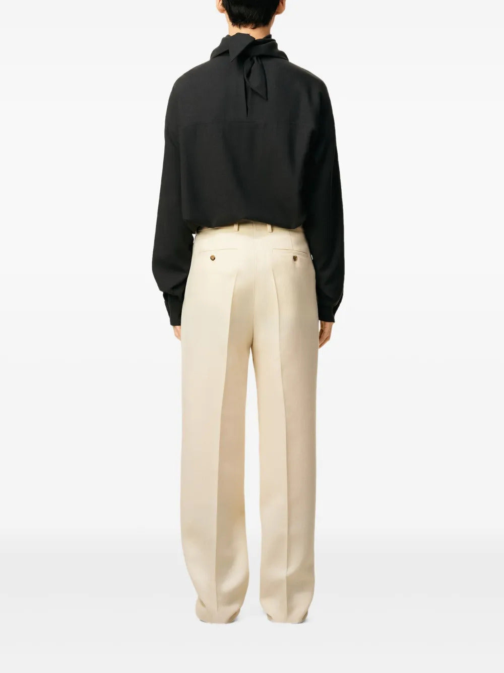 AMI Paris  wool wide-leg trousers