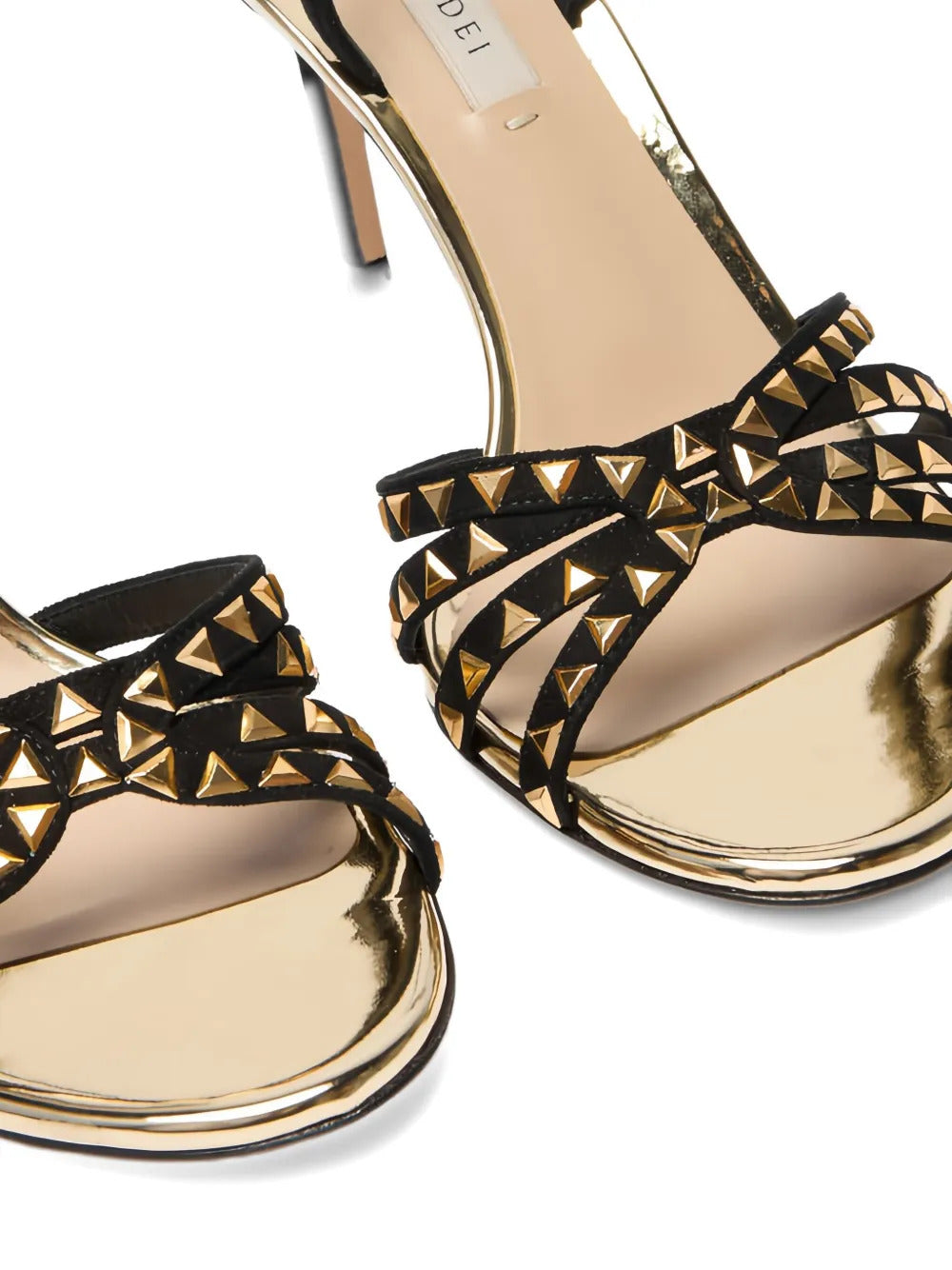 Casadei 180mm leather studded sandals