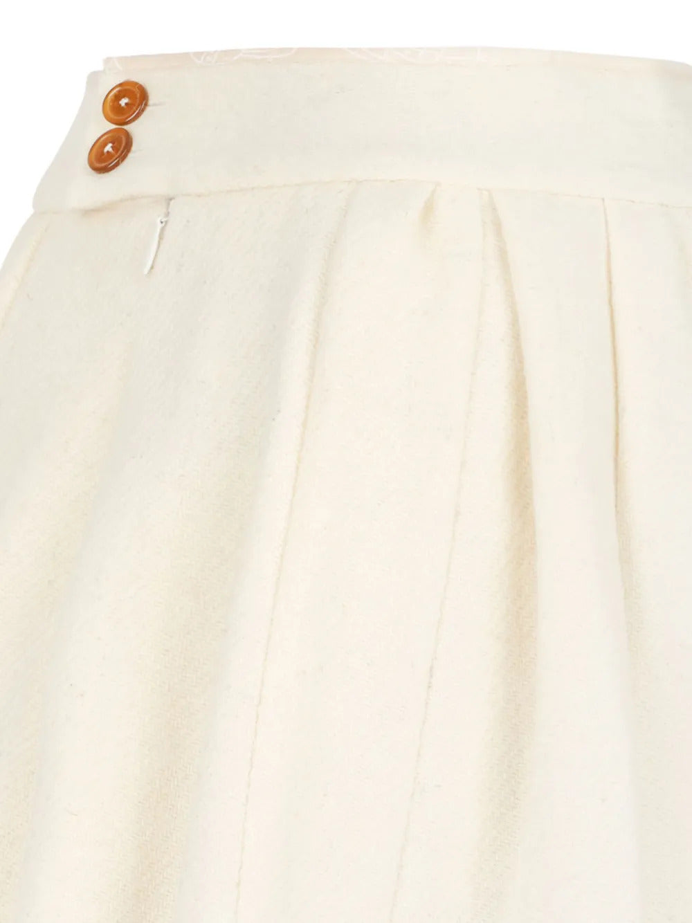 Vivienne Westwood  button pleated skirt