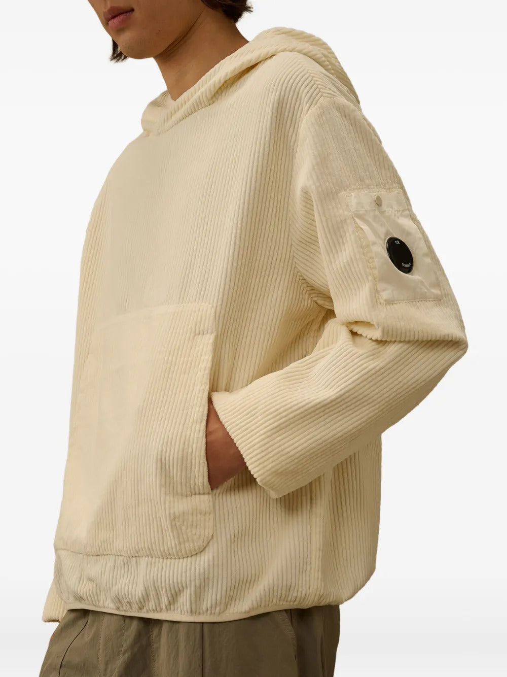 C.P. Company  logo-detail hoodie