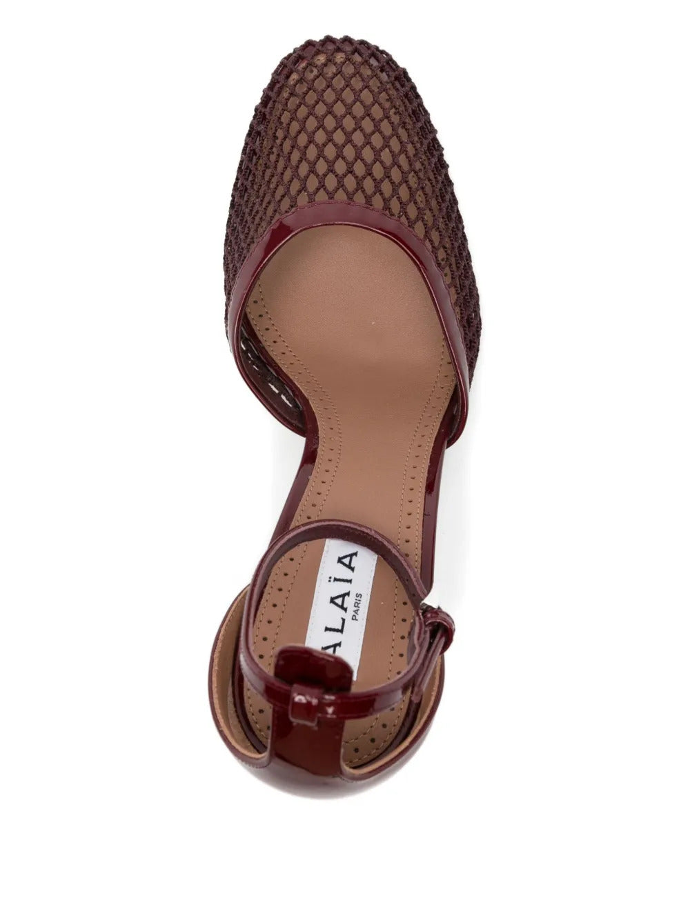 Alaïa  90mm ankle-strap mesh pumps