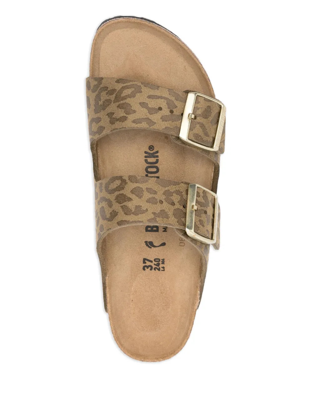 Birkenstock Arizona leopard-print double-buckle sandals