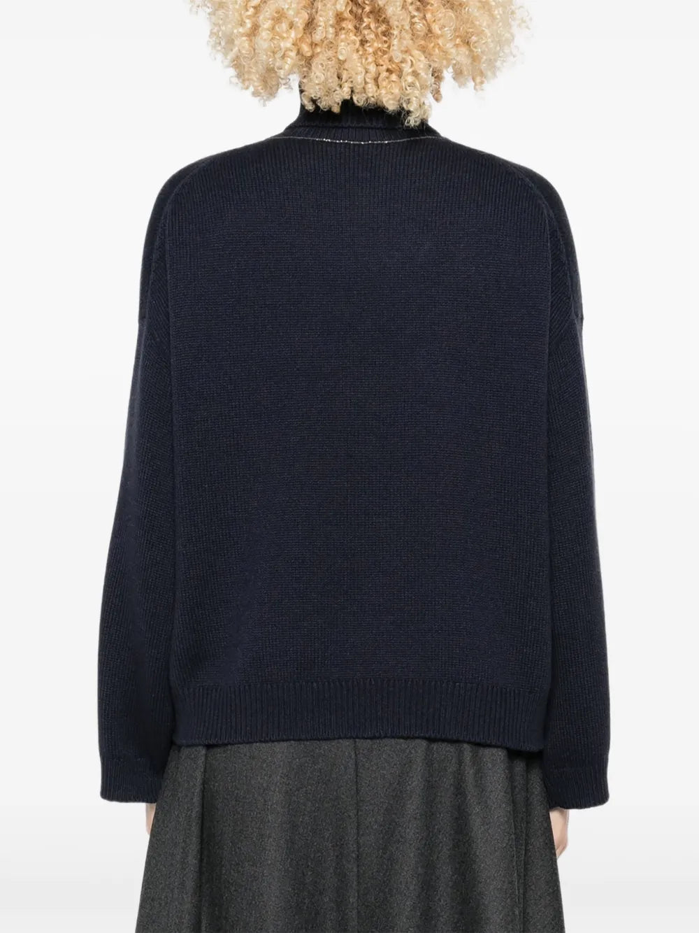 Brunello Cucinelli turtleneck wool sweatshirt