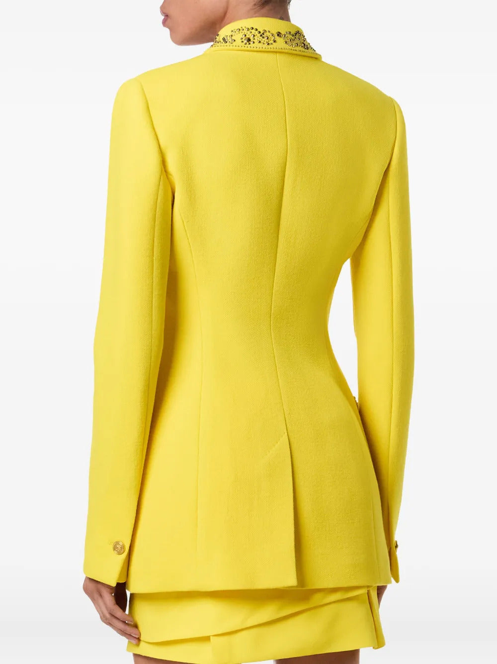 Versace crystal-embellished jacket