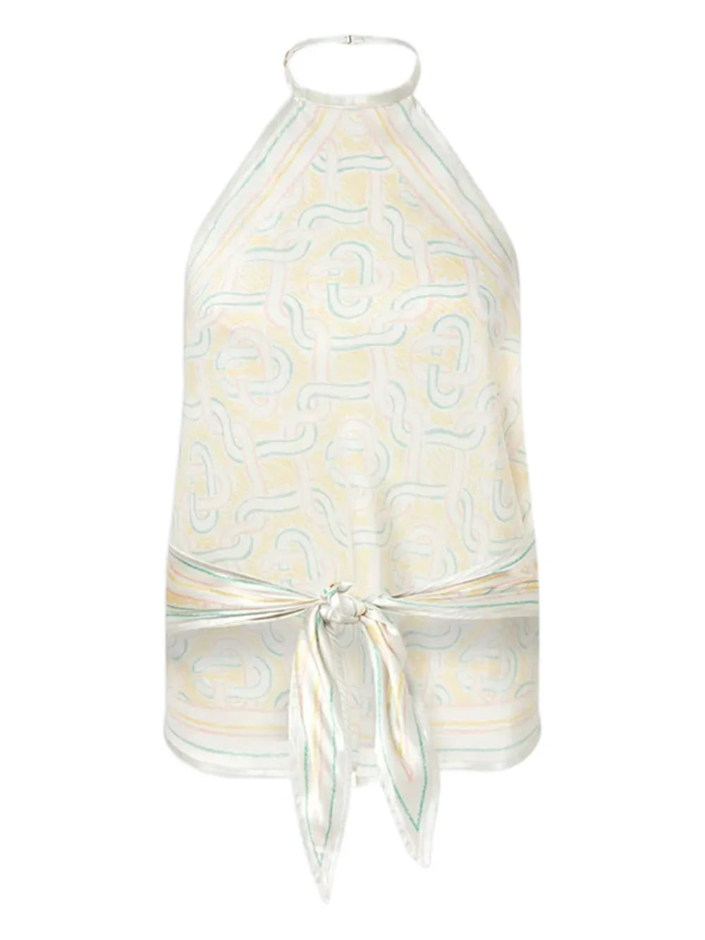 Casablanca  halterneck print dress