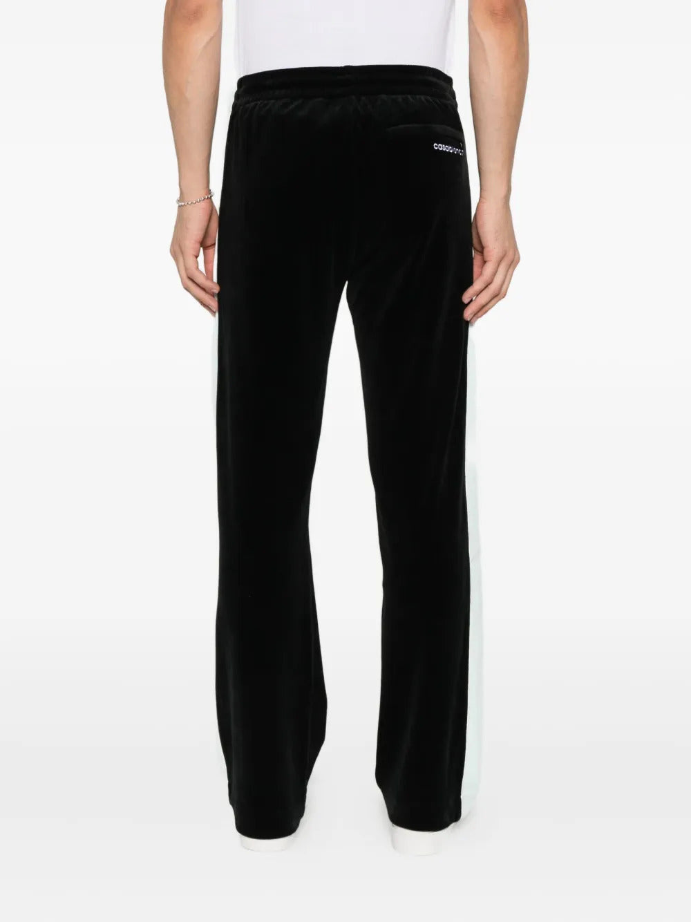 Casablanca  side-stripe velour trousers