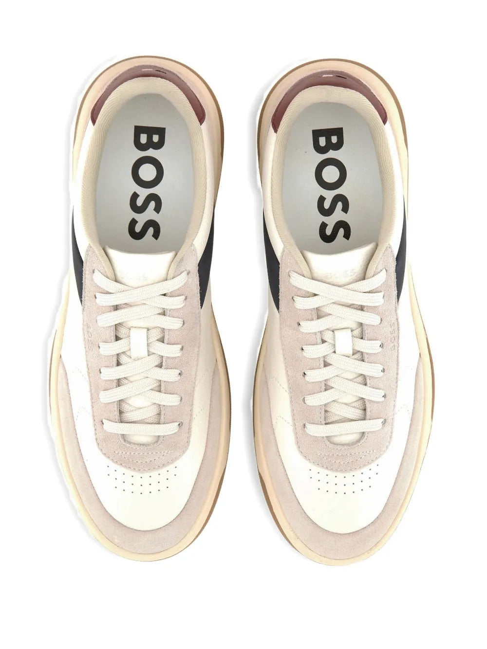 BOSS  stripe panelled sneakers