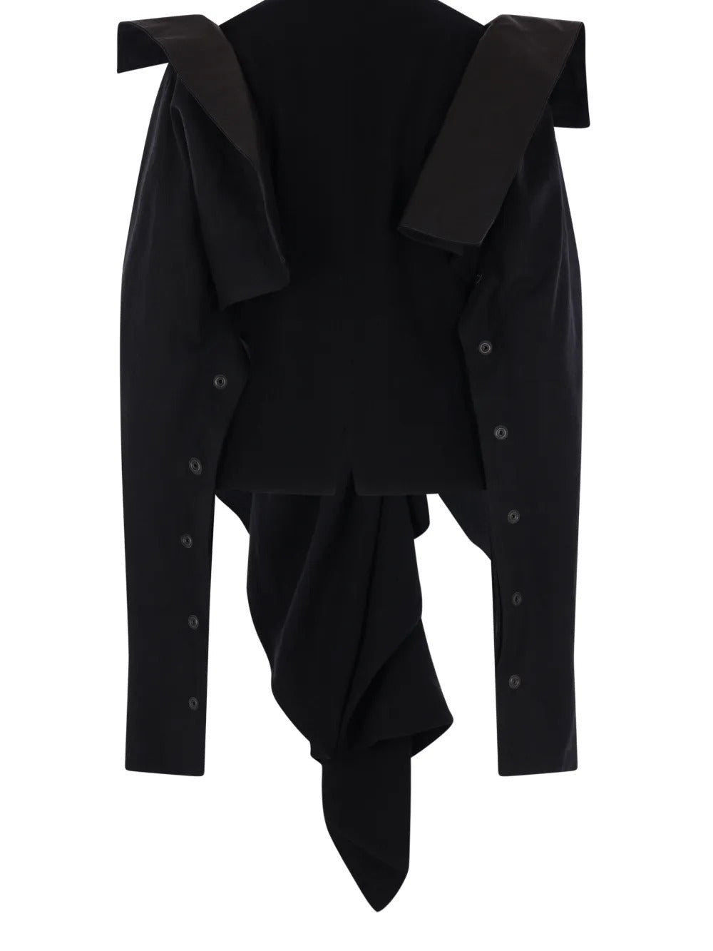 Yohji Yamamoto draped jacket