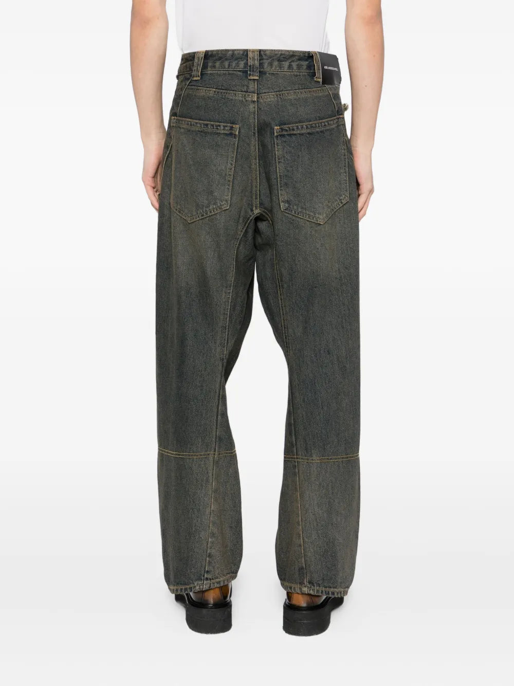 Andersson Bell  twisted zipped-pockets jeans