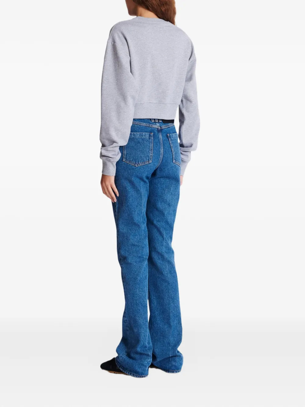 Balmain  logo-print crew-neck sweatshirt