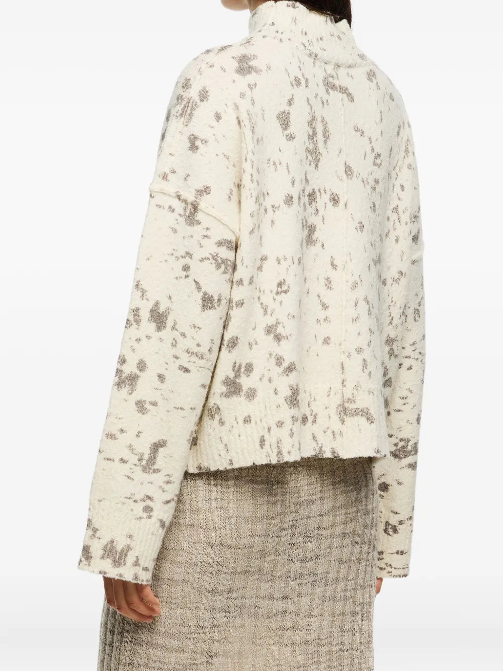 Bimba y Lola  high-neck speckled sweater