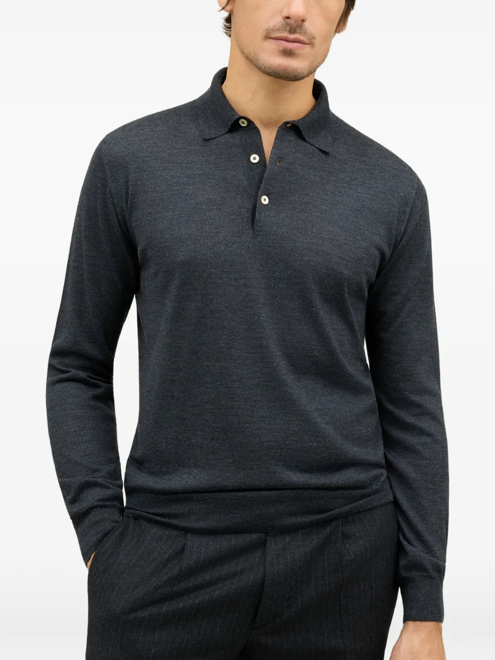 Boglioli  buttoned polo shirt