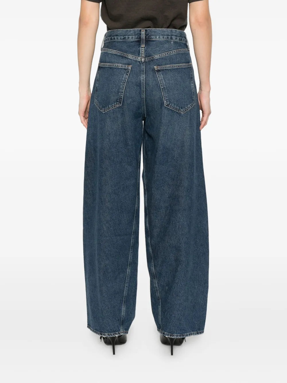 AGOLDE  panelled regenerative-cotton jeans