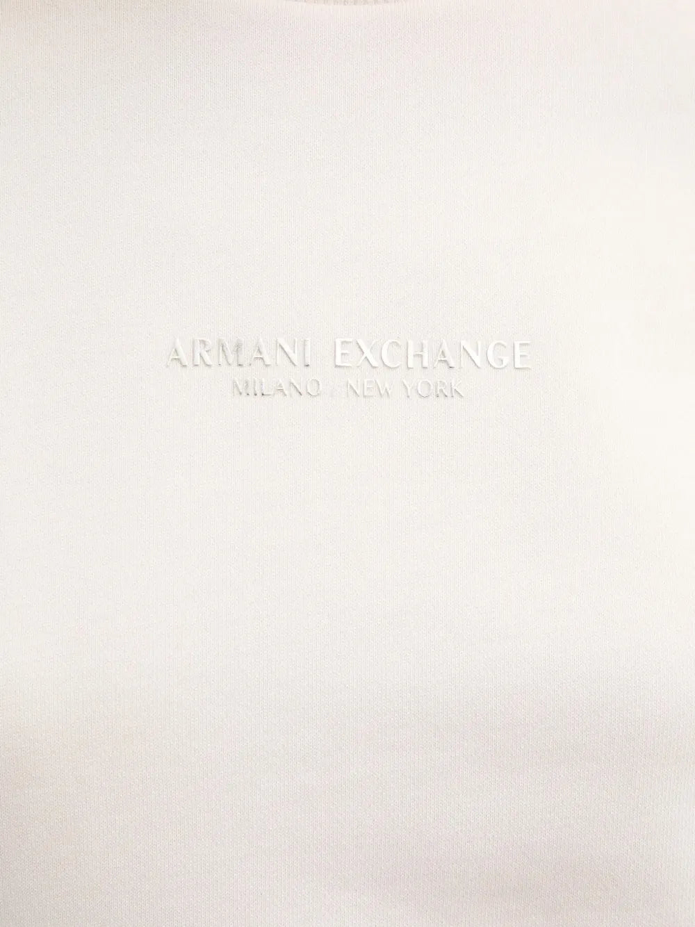 Armani Exchange  ribbed cuffs sweatshirt