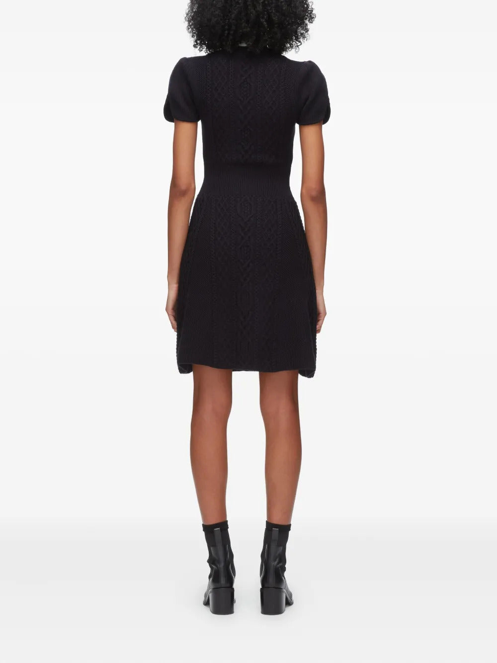 3.1 Phillip Lim  cable-knit short-sleeve mini dress