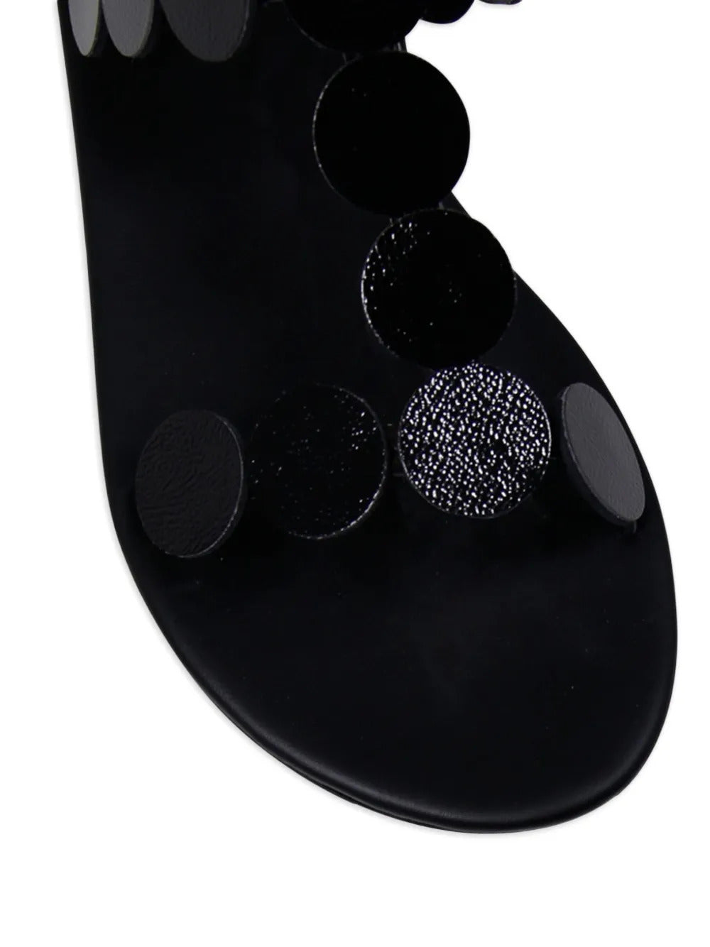Ancient Greek Sandals Triton circle-embellished flat sandals