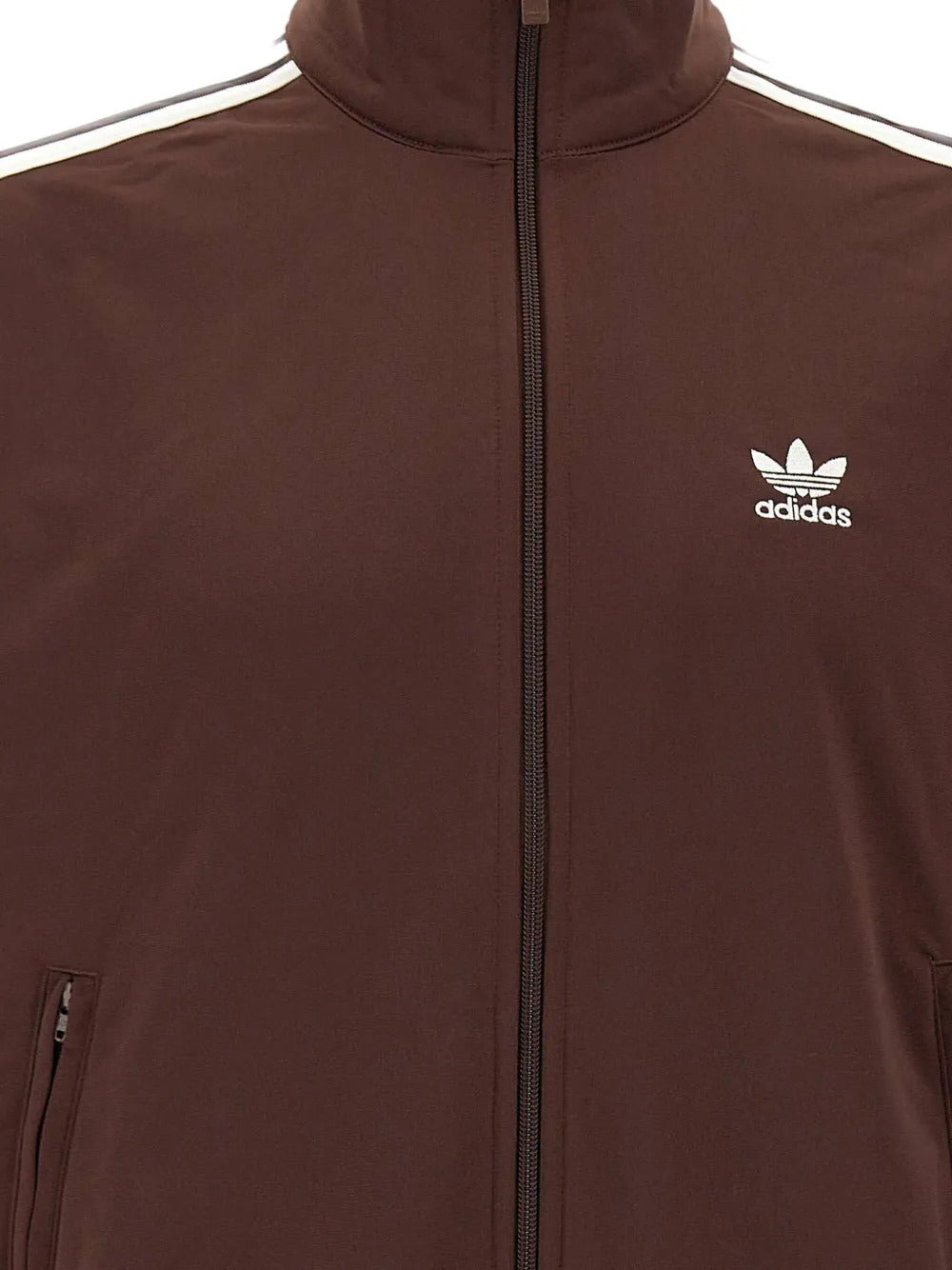 adidas  three-stripe high-neck track jacket