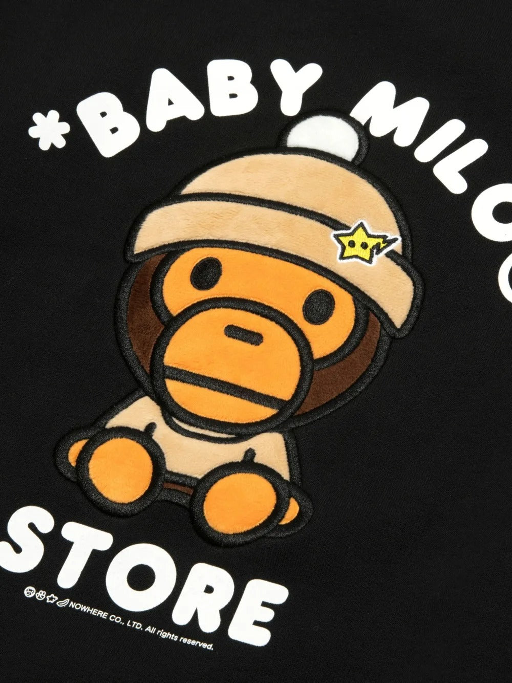 BABY MILO® STORE BY *A BATHING APE®  embroidered crew-neck sweatshirt