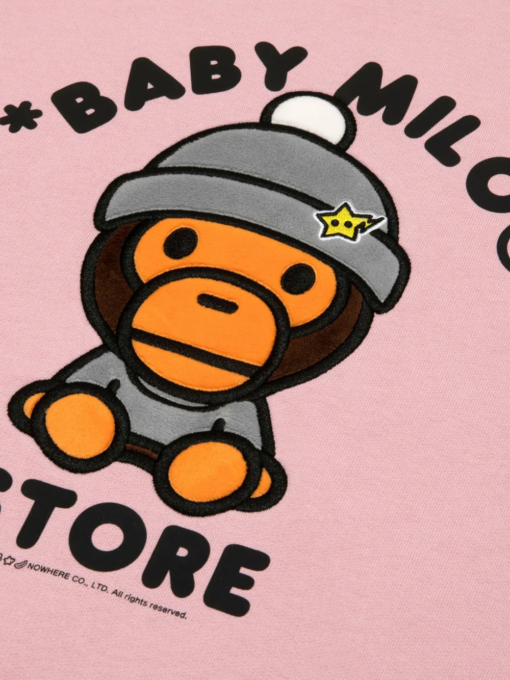 A BATHING APE®  embroidered crew-neck sweatshirt