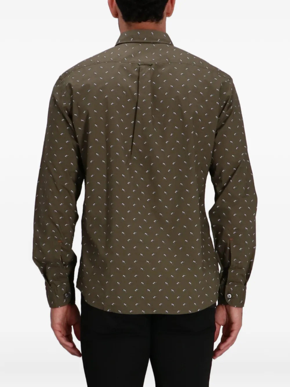 BOSS  printed long-sleeve shirt