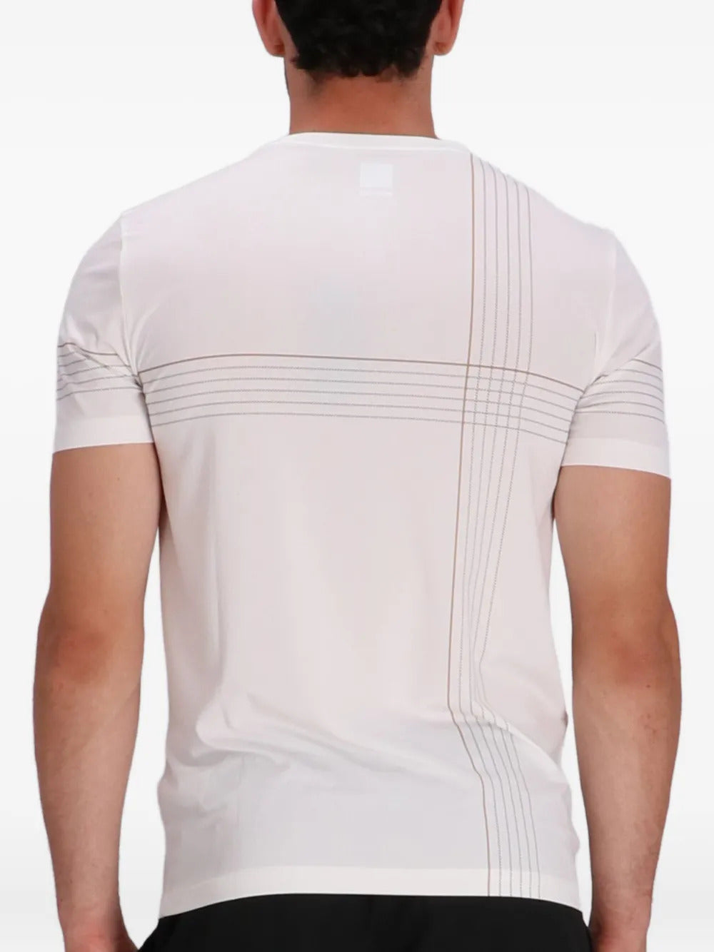 BOSS  stripe-detail T-shirt