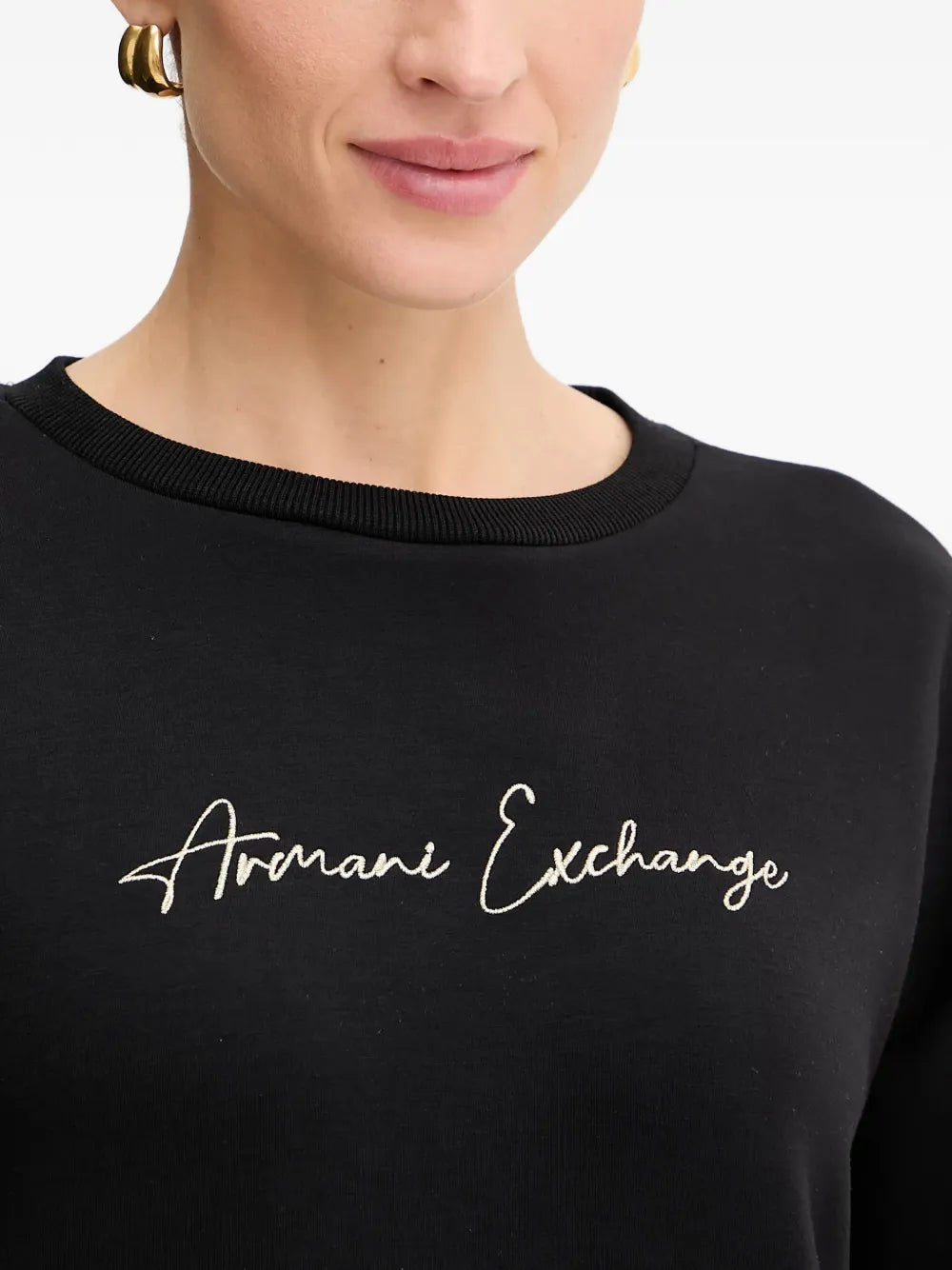 Armani Exchange crew-neck sweatshirt - Image 2