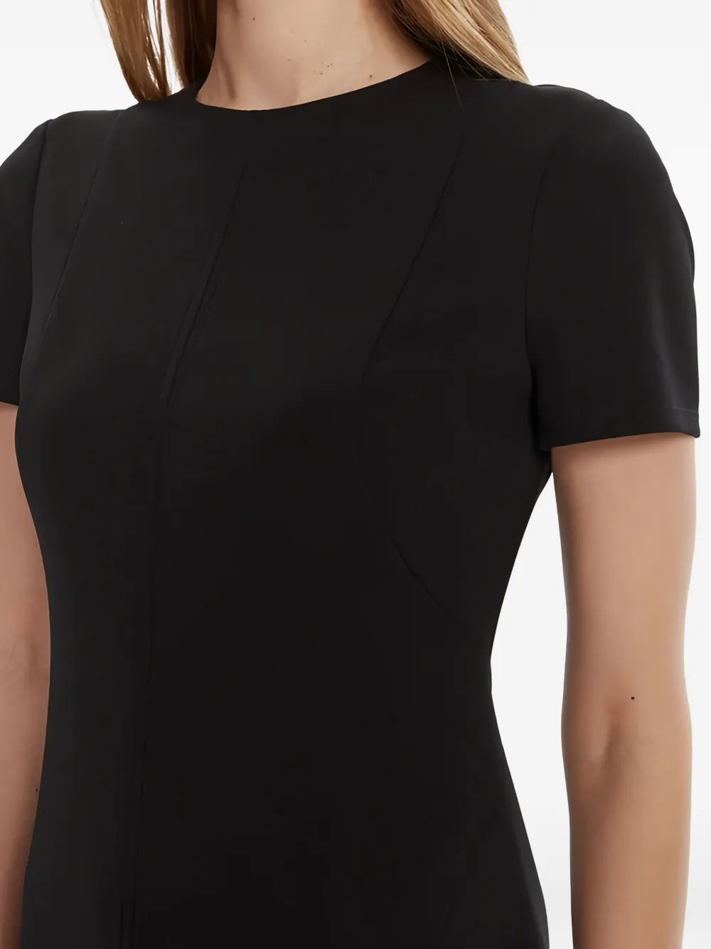 Calvin Klein short-sleeve panelled mini dress